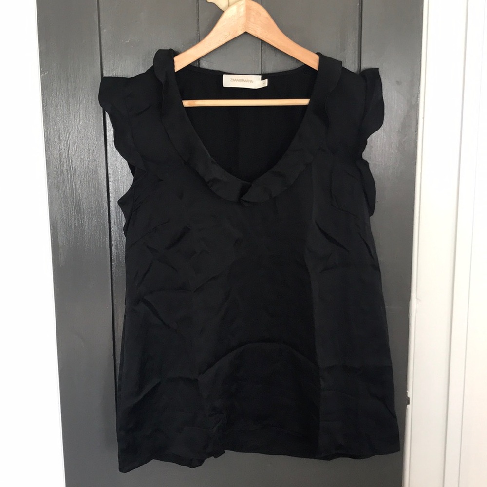 Zimmermann washed silk blouse size 1